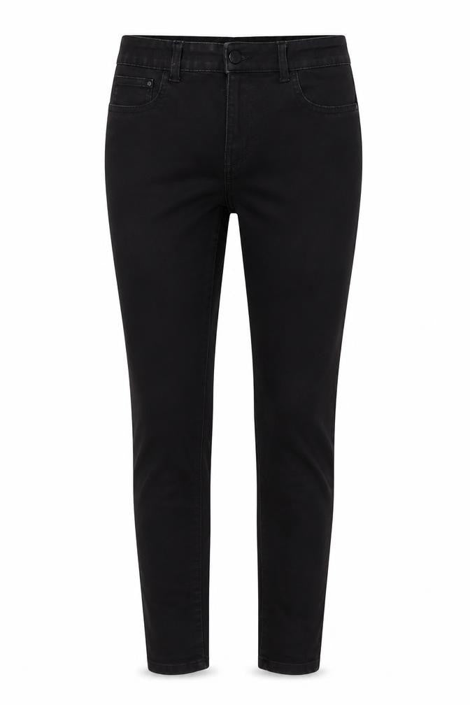 Denim & Co. Womens Black Cotton Skinny Jeans Size 10 Regular Zip