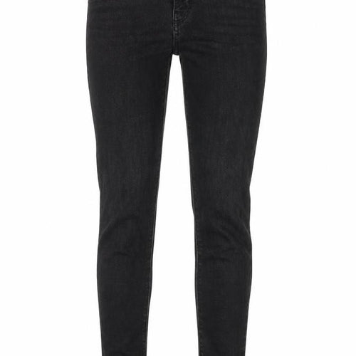 Denim & Co. Womens Grey Cotton Skinny Jeans Size 6 Regular Zip