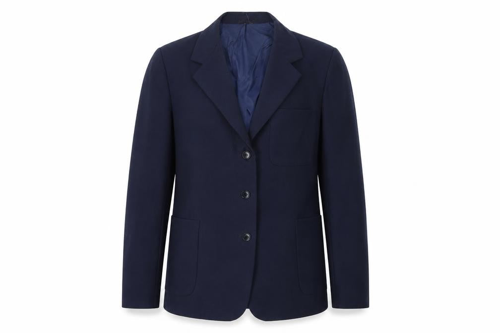 Boyd Cooper Mens Blue Polyester Jacket Blazer Size 38