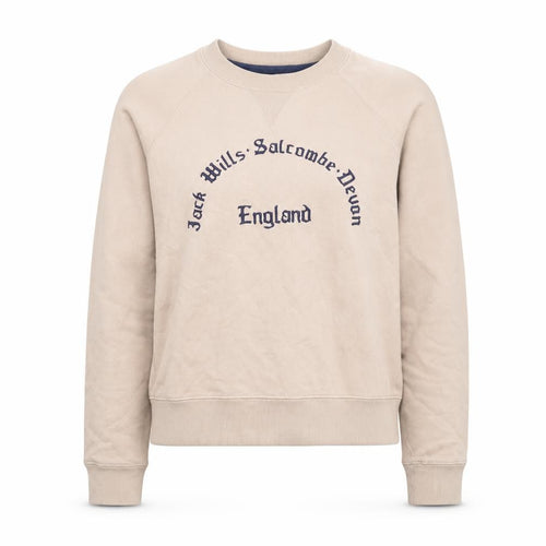 Jack Wills Womens Pink Cotton Pullover Sweatshirt Size 10 Pullover - Salcombe Devon