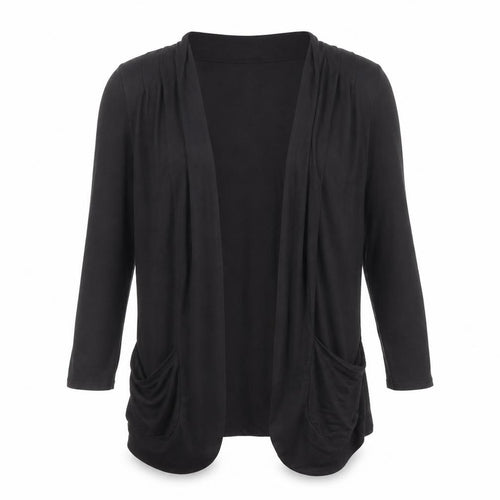 Dorothy Perkins Womens Black V-Neck Polyester Cardigan Jumper Size 10