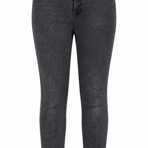 Pimkie Womens Grey Cotton Skinny Jeans Size 10 Regular Zip