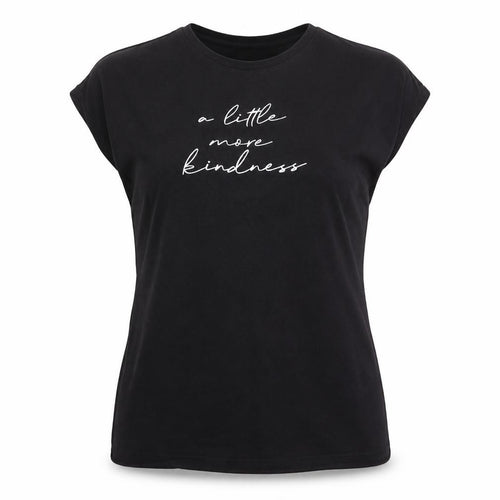 Papaya Womens Black Cotton Basic T-Shirt Size 10 Crew Neck - Little More Kindness
