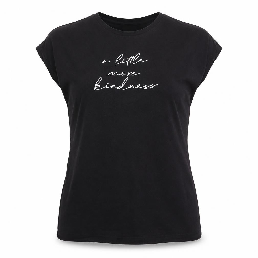 Papaya Womens Black Cotton Basic T-Shirt Size 10 Crew Neck - Little More Kindness