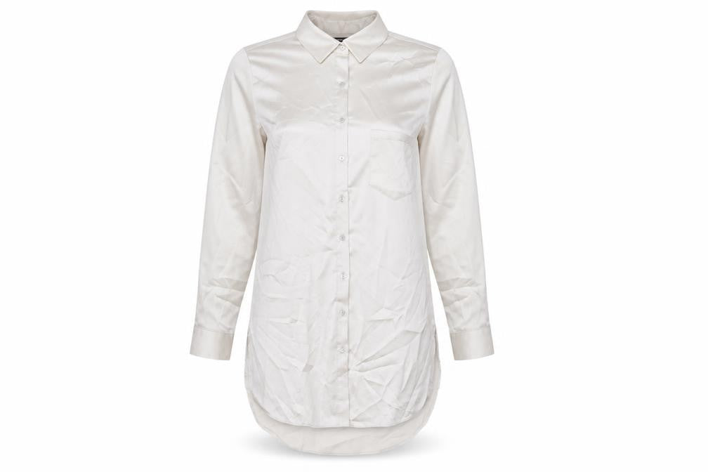 Dorothy Perkins Womens Gold Polyester Basic Button-Up Size 10 Collared