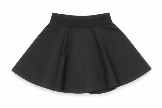 915 Generation Girls Black Polyester Flare Skirt Size 9 Years Regular