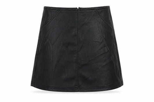Candy Couture Girls Black Polyester A-Line Skirt Size 11 Years Regular Zip