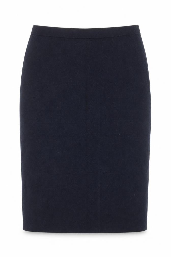 Uniqlo Womens Blue Polyester Straight & Pencil Skirt Size M