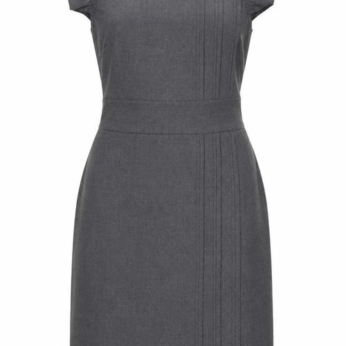 Et vous Womens Grey Viscose A-Line Size 10 Sweetheart Zip