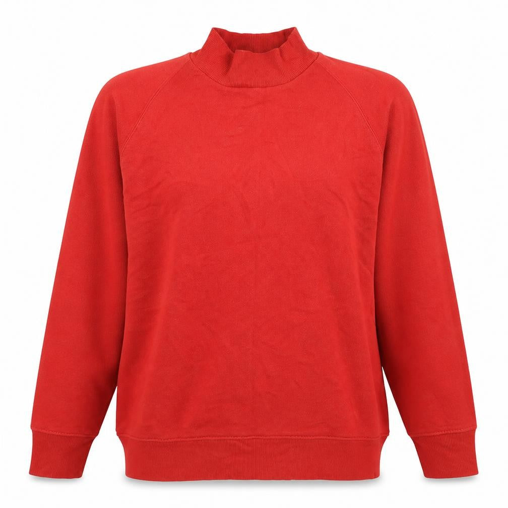 Next Womens Red Cotton Pullover Sweatshirt Size 10 Pullover