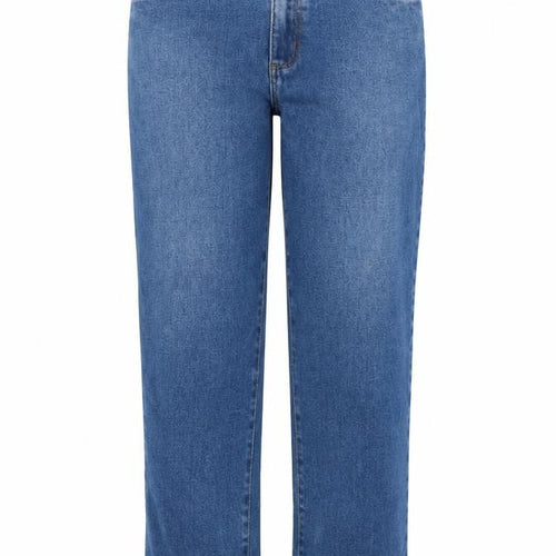 Union Blues Womens Blue Cotton Boyfriend Jeans Size 34 in Regular Button