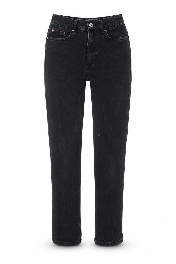 Denim & Co. Womens Black Cotton Skinny Jeans Size 6 Regular Button