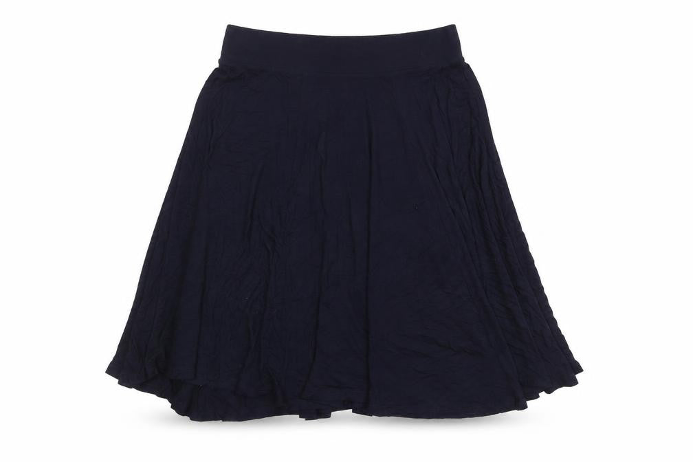 george & martha Womens Blue Viscose Flare Skirt Size S