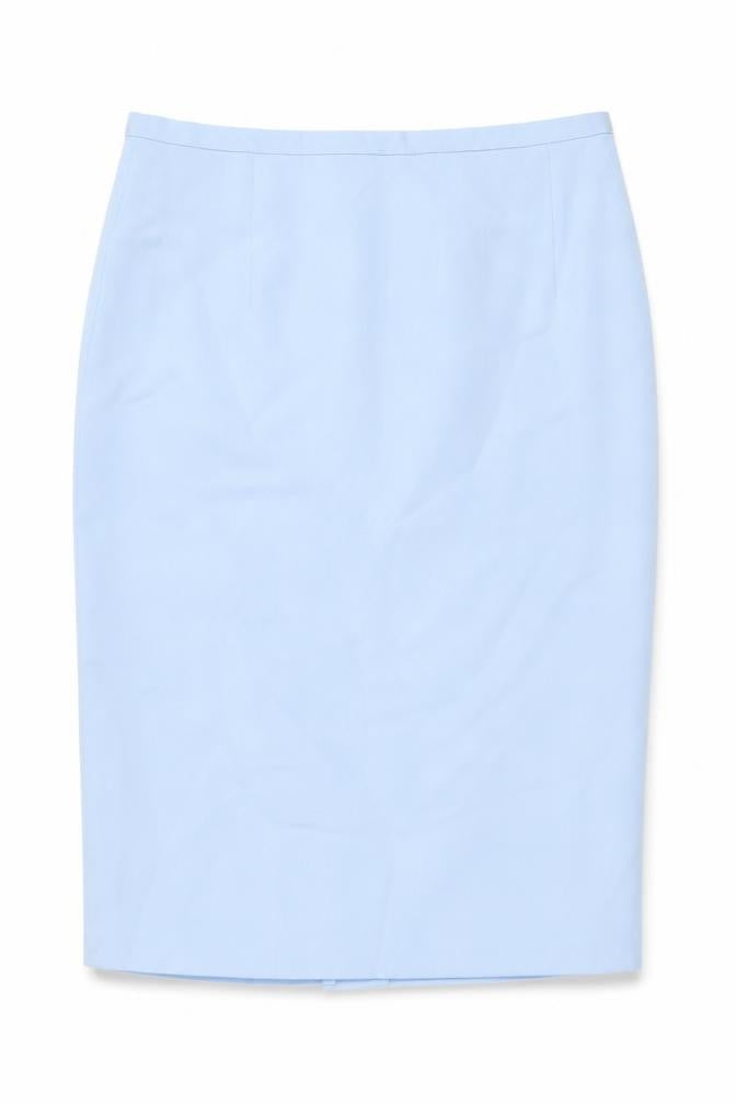 Collezioni Womens Blue Polyester Straight & Pencil Skirt Size 14 Zip