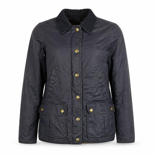 Jack Wills Womens Blue Windbreaker Coat Size 8 Button