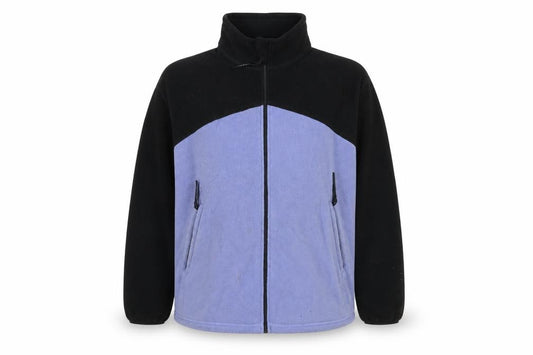 Front view of Arei women’s multicoloured jacket, size XL, zip