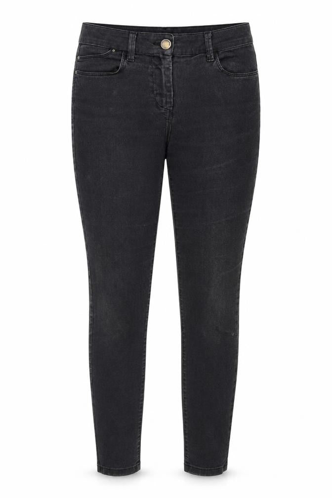 Marks and Spencer Womens Black Cotton Jegging Jeans Size 10 Regular Zip
