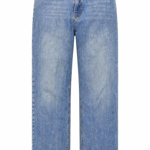 ASOS Mens Blue Cotton Straight Jeans Size 30 in L32 in Regular Zip