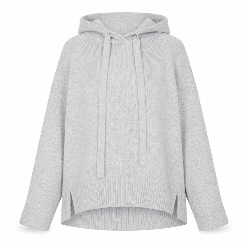 L.O.G.G Womens Grey Round Neck Acrylic Pullover Jumper Size XS