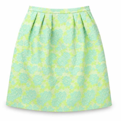 ASOS Womens Green Floral Polyester Tulip Skirt Size 10 Zip