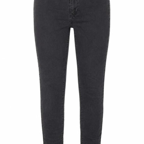 Marks and Spencer Womens Grey Cotton Skinny Jeans Size 8 Regular Zip