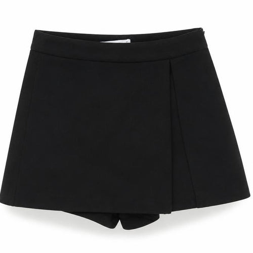 Pull&Bear Womens Black Polyester Sailor Shorts Size S L3 in Regular Zip