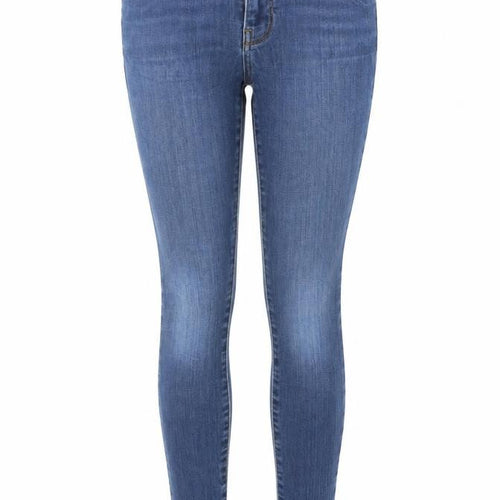 Waredenim Womens Blue Cotton Skinny Jeans Size 8 L28 in Regular Button