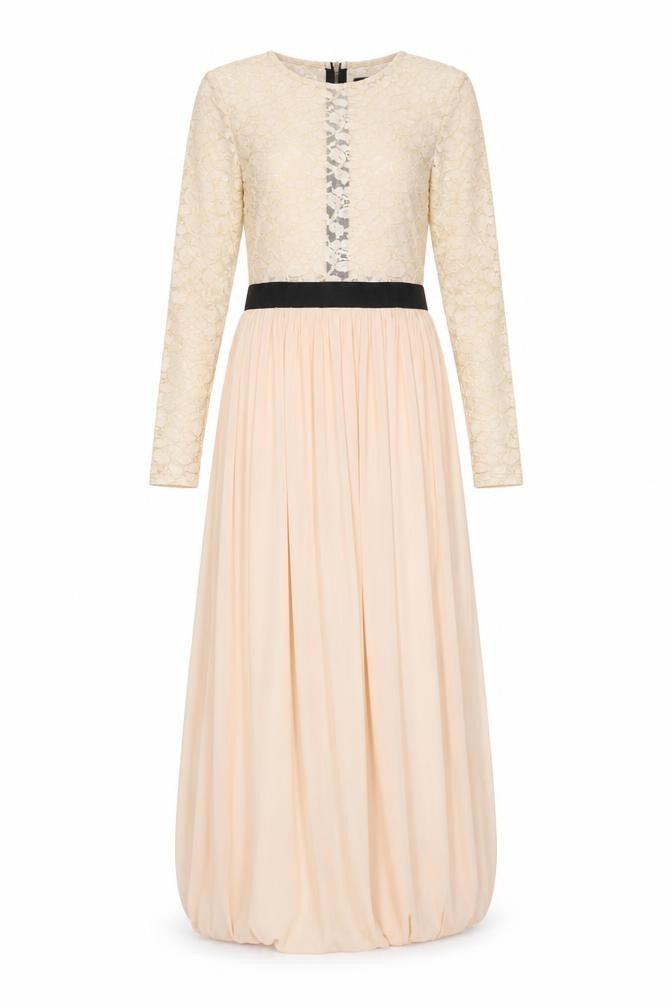 Rare London Womens Pink Polyester Maxi Size 6 Boat Neck Zip