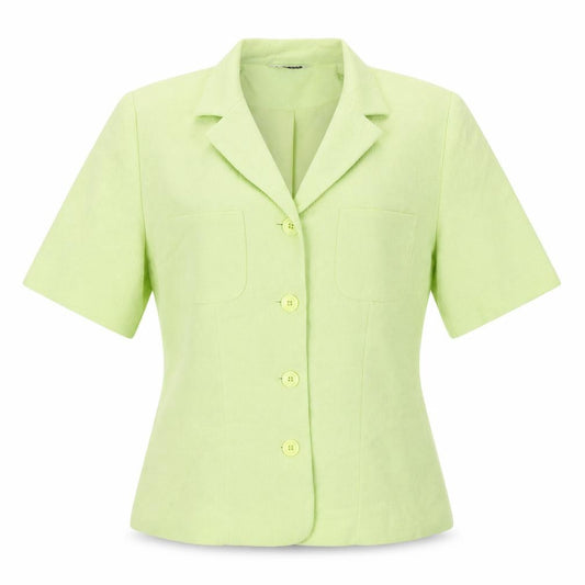 Front view of George women’s green polyester jacket suit jacket, size UK 12
