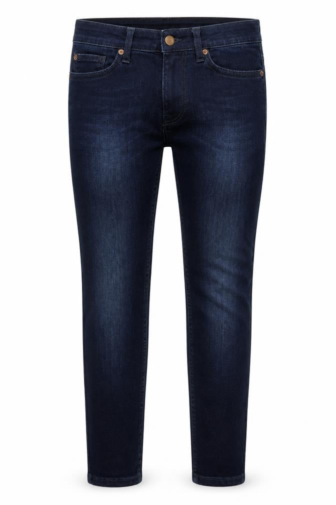 Topman Mens Blue Cotton Skinny Jeans Size 28 in Regular Zip
