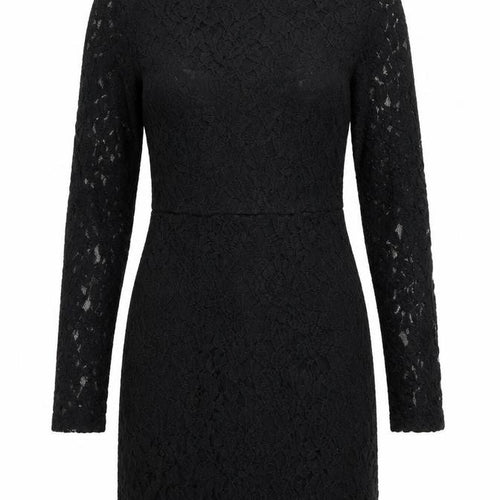 FOREVER 21 Womens Black Cotton Bodycon Size S Mock Neck Zip