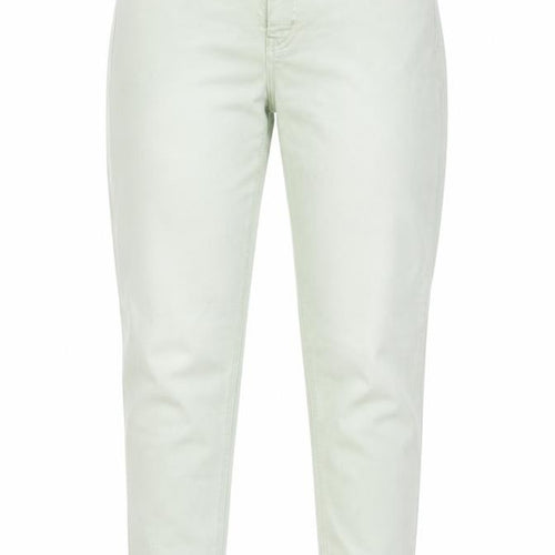 Marks and Spencer Womens Green Cotton Skinny Jeans Size 12 Regular Button