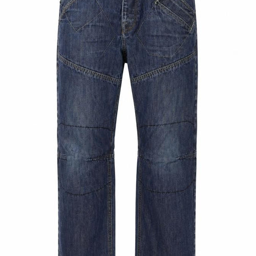 Prm Denim Mens Blue Cotton Straight Jeans Size 36 in Regular Zip