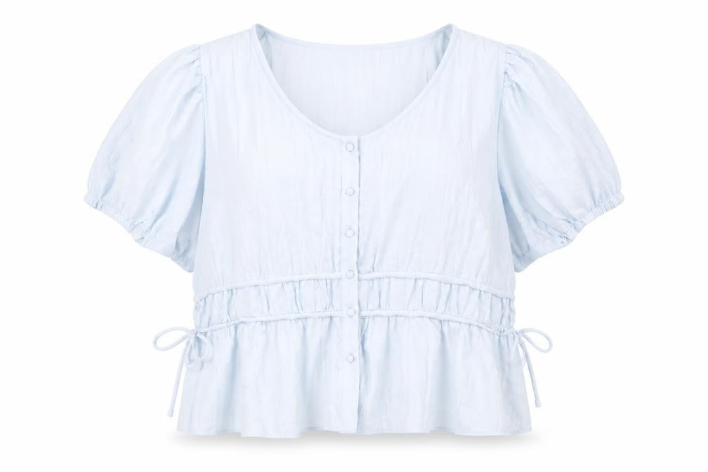 Marks & Spencer Womens Blue Polyester Basic Blouse Size 20 Round Neck