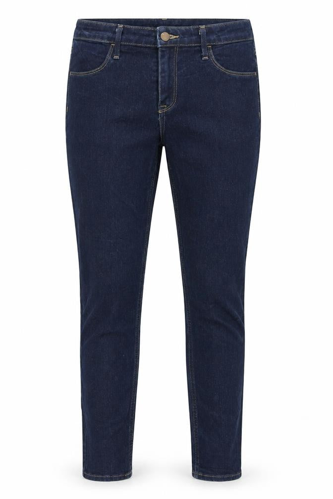 H&M Womens Blue Cotton Skinny Jeans Size 27 in Regular Button