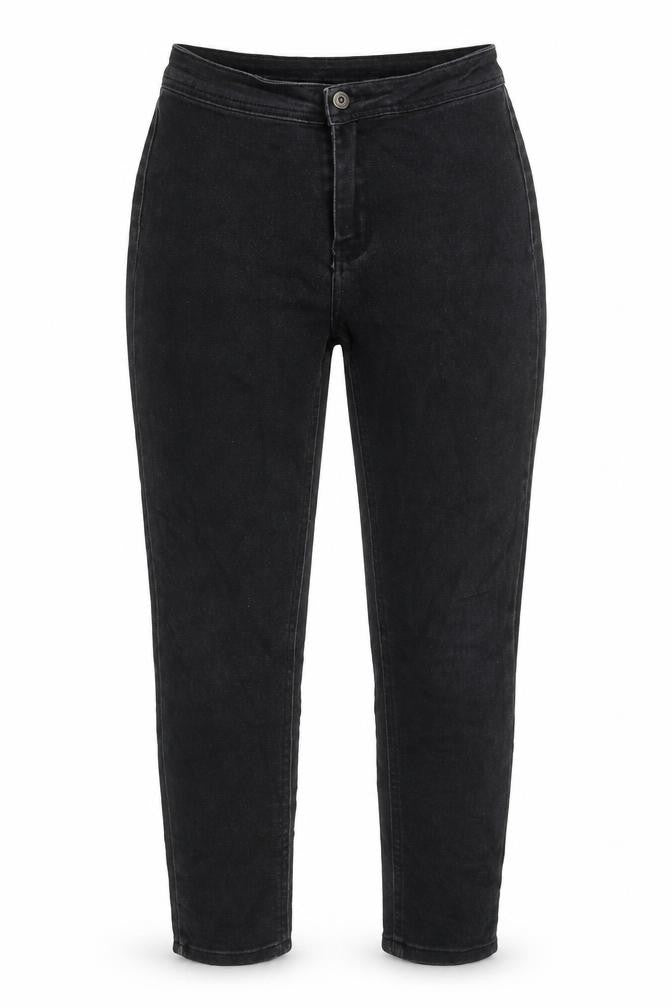 MRP Womens Black Cotton Skinny Jeans Size 26 in Regular Zip