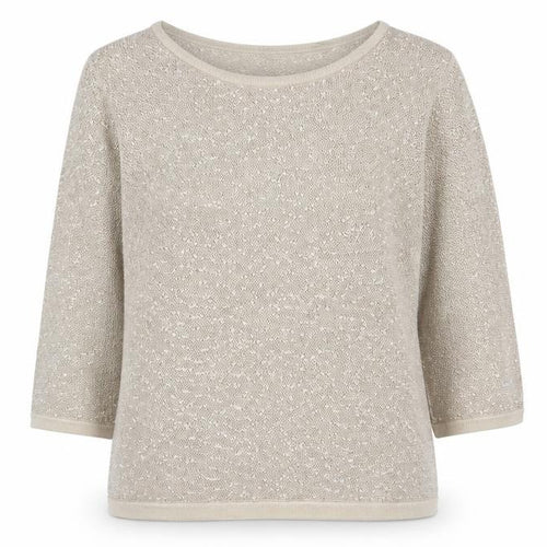 Gelco Womens Gold Boat Neck Acrylic Pullover Jumper Size 10