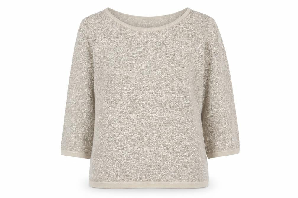 Gelco Womens Gold Boat Neck Acrylic Pullover Jumper Size 10