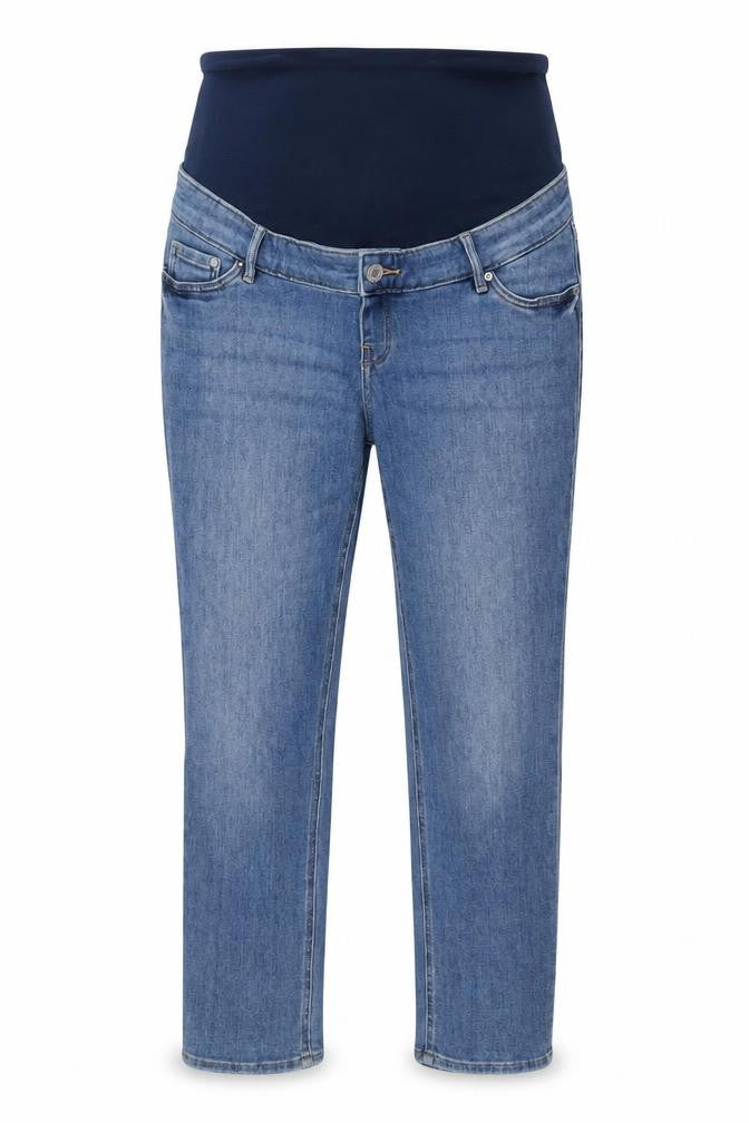 &Denim Womens Blue Cotton Straight Jeans Size M L27 in Regular Button