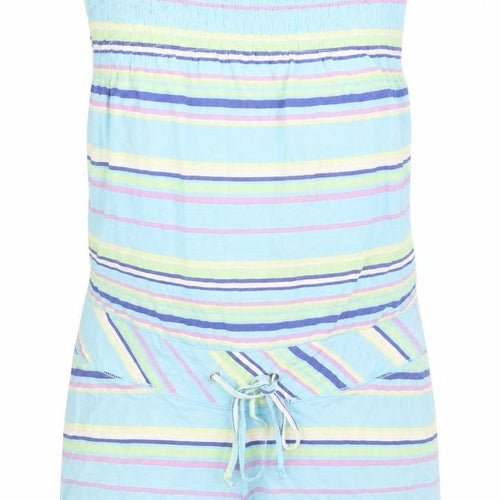 Just Jeans Girls Blue Striped Cotton Playsuit One-Piece Size S Pullover