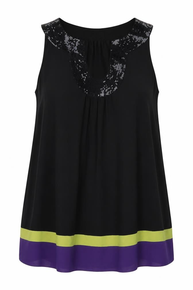 Planet Womens Black Polyester Basic Blouse Size 12 V-Neck
