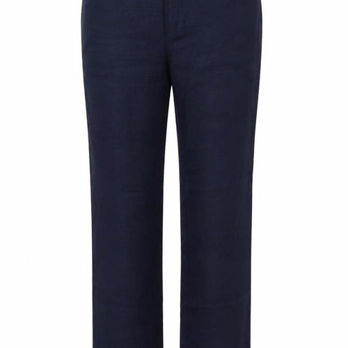 BC Clothing Womens Blue Cotton Trousers Size 8 Regular Zip