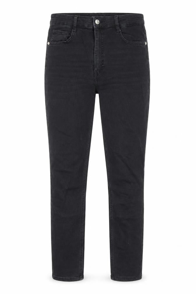 Zara Womens Black Cotton Skinny Jeans Size 8 Regular Zip