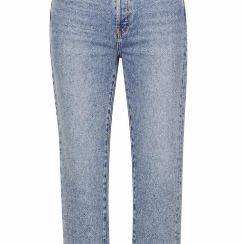 Only Womens Blue Cotton Straight Jeans Size 32 in L23 in Regular Button