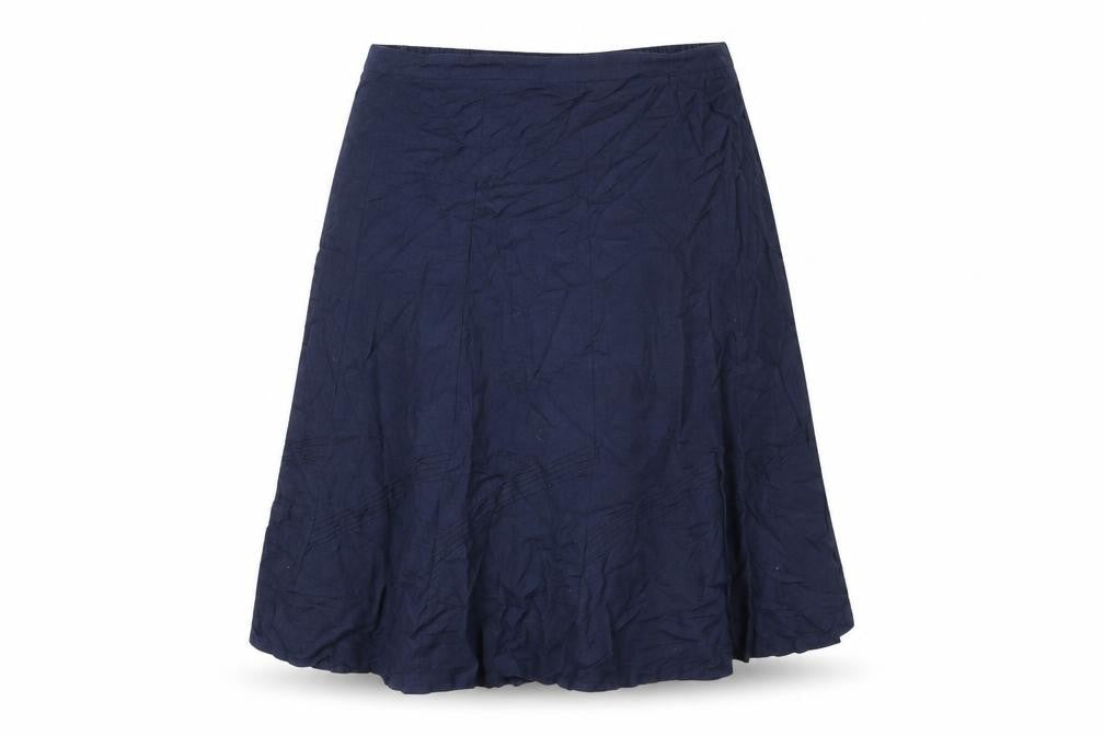 Anthology Womens Blue Cotton Flare Skirt Size 42