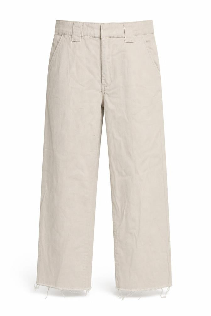 FOREVER 21 Womens Ivory Cotton Straight Jeans Size 26 in Regular Zip
