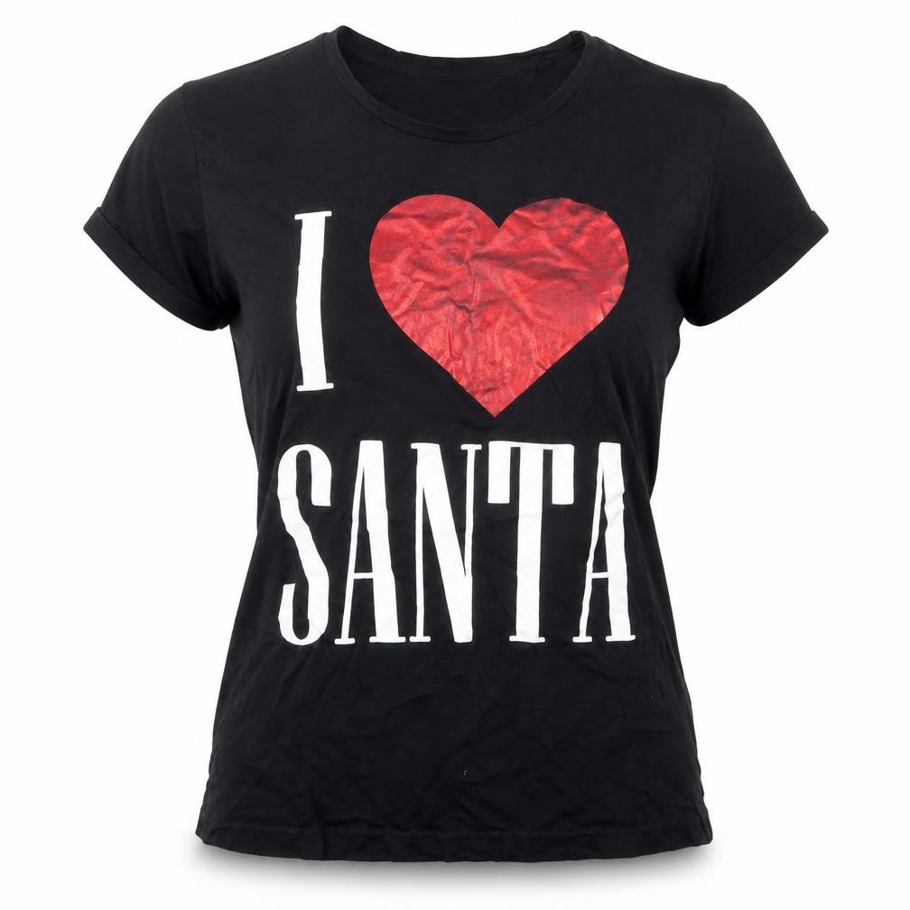 Front view of Simply Be women’s black cotton basic t-shirt, size UK 12, round neck