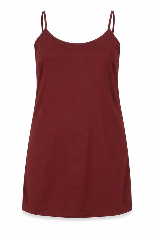 Front view of George women’s brown polyester shift, size UK 12, round neck pullover