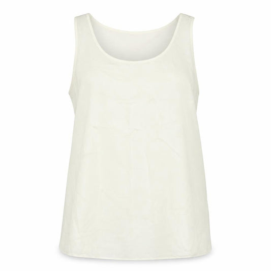 Front view of Marks & Spencer women’s white polyester basic tank, size UK 16, round neck