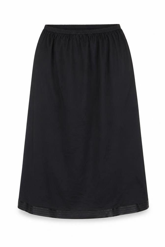 Marks and Spencer Womens Black Polyamide Swing Skirt Size 8 - Size 8-10
